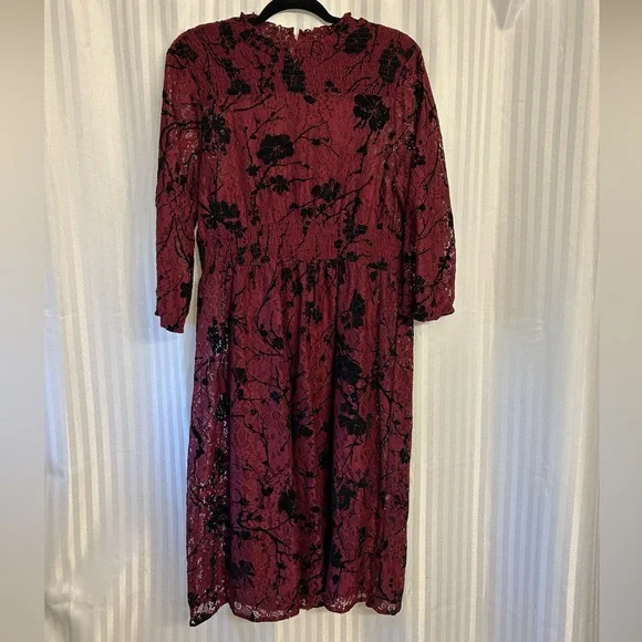 Modcloth | Dresses | Modcloth Lace Midi Dress Size Xl | Poshmark